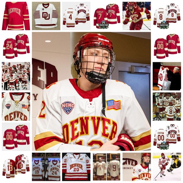2022 ncaa frozen four championship custom denver pioneers du ice hockey jersey 46 patrick wiercioch 1 marc cheverie 10 rhett rakhshani 14 ja, Black
2022 ncaa frozen four championship custom denver pioneers du ice hockey jersey 46 patrick wiercioch 1 marc cheverie 10 rhett rakhshani 14 ja, Black