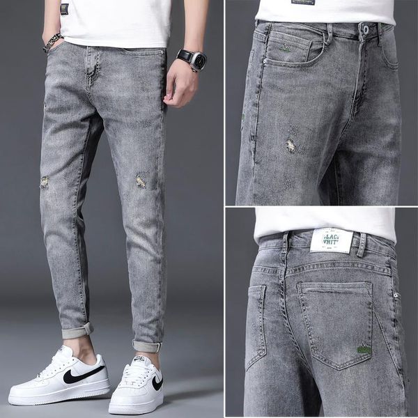 men's jeans men spring and summer leisure fashion pants slim small trousers boys stretch tide smoke grey 28-38 1962men's men', Blue
men's jeans men spring and summer leisure fashion pants slim small trousers boys stretch tide smoke grey 28-38 1962men's men', Blue