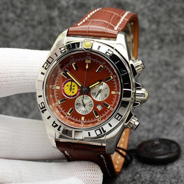 chronomat patrouille air watch quality navitimer chronograph battery movement quartz brown dial 50th anniversary men watch stainsteel steel, Slivery;brown
chronomat patrouille air watch quality navitimer chronograph battery movement quartz brown dial 50th anniversary men watch stainsteel steel, Slivery;brown