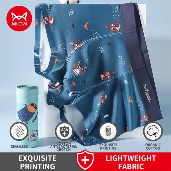 miiow 3pcs animal print men underpants boxers shorts soft organic cotton trunk man underwear boxer men's panties boxershort 220517, Black;white
miiow 3pcs animal print men underpants boxers shorts soft organic cotton trunk man underwear boxer men's panties boxershort 220517, Black;white