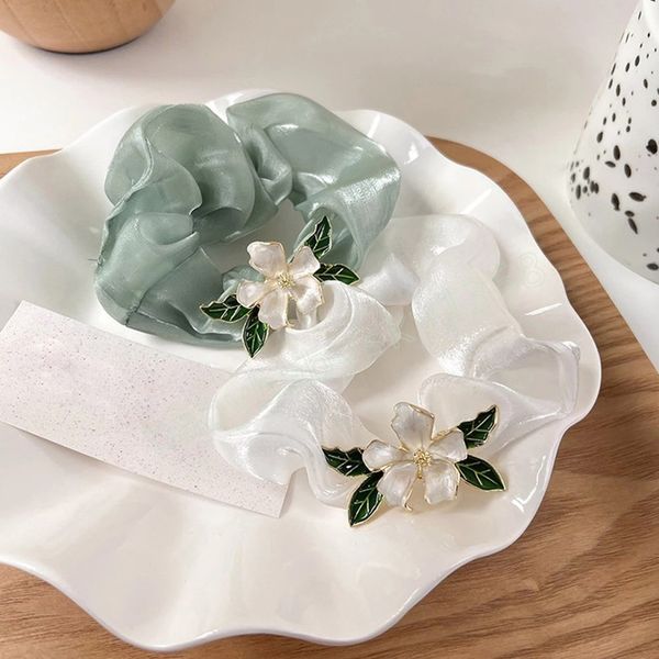 large scrunchies korea mesh flower women elastic hair bands headwear elegant vintage ponytail holder hair rope, Slivery;white
large scrunchies korea mesh flower women elastic hair bands headwear elegant vintage ponytail holder hair rope, Slivery;white