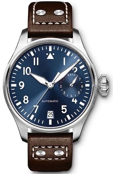 luxury mens watch automatic mechanical blue brown leather strap sports waterproof male wristwatches, Slivery;brown
luxury mens watch automatic mechanical blue brown leather strap sports waterproof male wristwatches, Slivery;brown