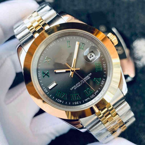 41mm classic mens just day mechanical automatic watches waterproof oyster wristwatches watch womens lady, Slivery;brown
41mm classic mens just day mechanical automatic watches waterproof oyster wristwatches watch womens lady, Slivery;brown