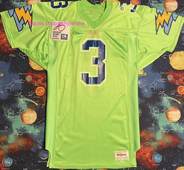 custom vintage wilson wlaf orlando football jersey mens kids stitched throwback jerseys, Black
custom vintage wilson wlaf orlando football jersey mens kids stitched throwback jerseys, Black