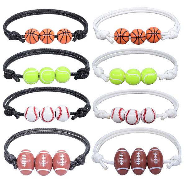 european and american fashion charm bracelets wax thread weaving tennis rugby bracelet adjustable jewelry gift ab933, Golden;silver
european and american fashion charm bracelets wax thread weaving tennis rugby bracelet adjustable jewelry gift ab933, Golden;silver