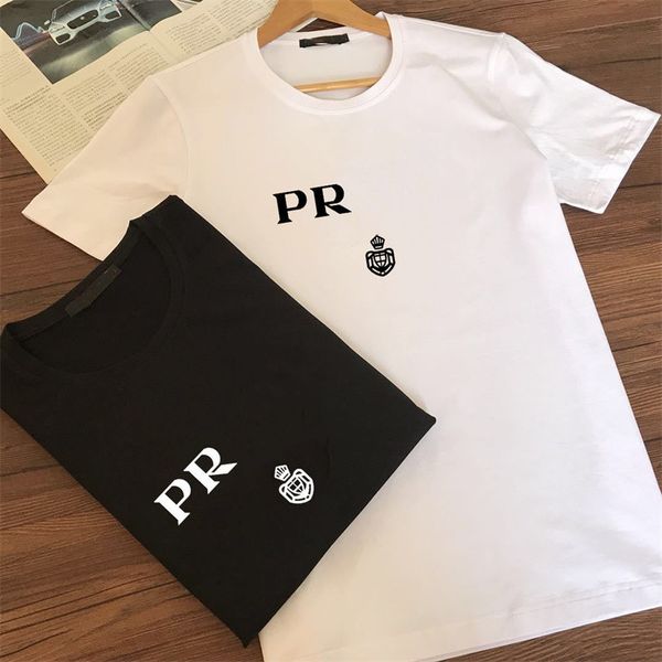 t shirts 2022 summer new loose summer clothes letter logo pattern printing european and american men's breathable round neck cotton hal, White;black
t shirts 2022 summer new loose summer clothes letter logo pattern printing european and american men's breathable round neck cotton hal, White;black