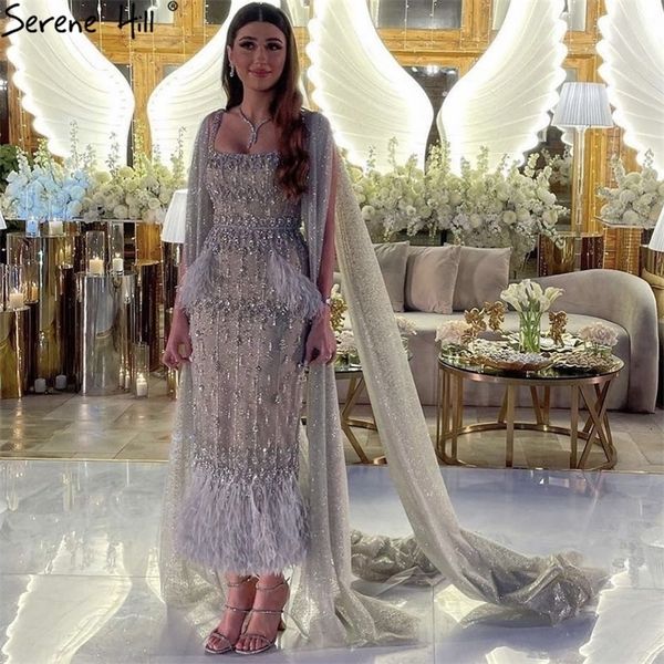 serene hill luxury silver nude mermaid evening dresses gowns beaded feather ankle length for women party la71492 220627, White;black
serene hill luxury silver nude mermaid evening dresses gowns beaded feather ankle length for women party la71492 220627, White;black