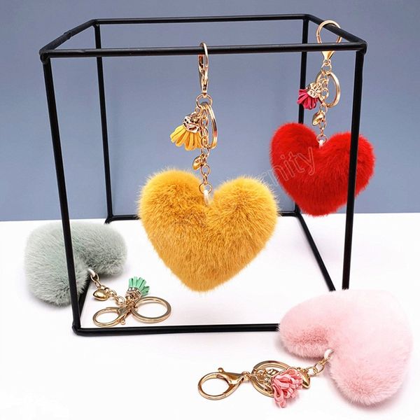cute heart keychain fake rabbit fur pompom key chain rings women girl bag cars simple fluffy pendant keyring jewelry gifts, Silver
cute heart keychain fake rabbit fur pompom key chain rings women girl bag cars simple fluffy pendant keyring jewelry gifts, Silver