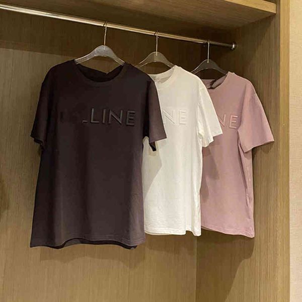 women's t-shirt s spring and summer ce letter steel printing three-dimensional men's women's same style couple short sleeve, White
women's t-shirt s spring and summer ce letter steel printing three-dimensional men's women's same style couple short sleeve, White
