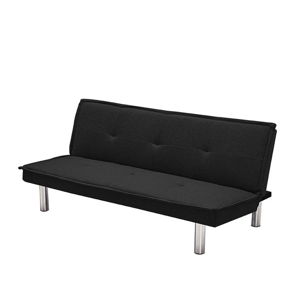 sofa bed convertible folding futon sleeper for home living room modern design black fabric
sofa bed convertible folding futon sleeper for home living room modern design black fabric