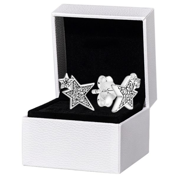 authentic 925 silver asymmetric stars stud earrings original box for pandora girl earring set, Golden;silver
authentic 925 silver asymmetric stars stud earrings original box for pandora girl earring set, Golden;silver