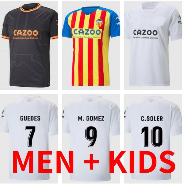 22 23 valencia soccer jerseys guedes gameiro camisetas de futbol rodrigo gaya m.gomez men kids kit football shirts 2022 2023 rivero c.soler, Black;yellow
22 23 valencia soccer jerseys guedes gameiro camisetas de futbol rodrigo gaya m.gomez men kids kit football shirts 2022 2023 rivero c.soler, Black;yellow