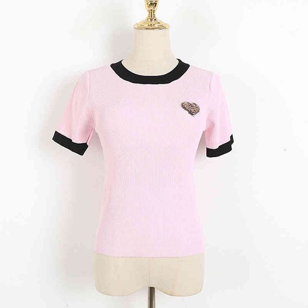 women's knits & tees nail diamond love sweater 2022 summer simple and chic small women's slim t-shirt short sleeve lybt, White
women's knits & tees nail diamond love sweater 2022 summer simple and chic small women's slim t-shirt short sleeve lybt, White