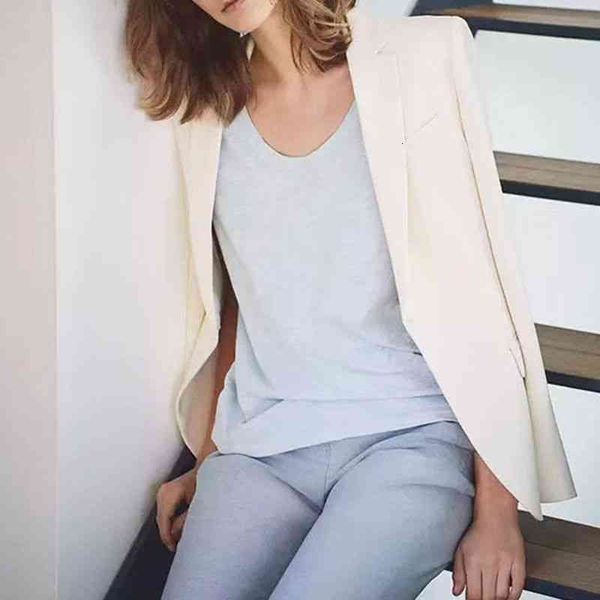 women's suits blazers th theorist fivecolor temperament slim professional suit commuting one button coat female, White;black
women's suits blazers th theorist fivecolor temperament slim professional suit commuting one button coat female, White;black