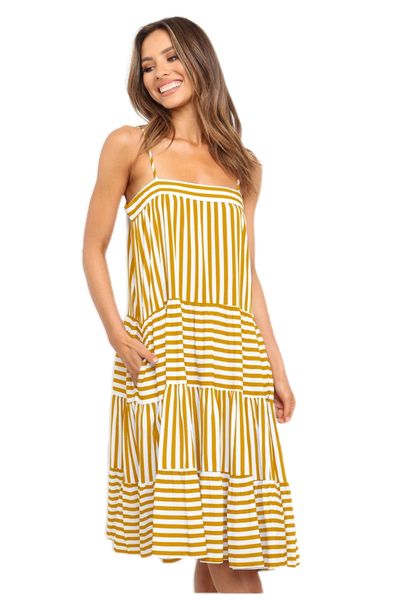 casual dresses loose striped spaghetti strap dress women 2022 spring summer patchwork backless medium long ladies sling, Black;gray
casual dresses loose striped spaghetti strap dress women 2022 spring summer patchwork backless medium long ladies sling, Black;gray