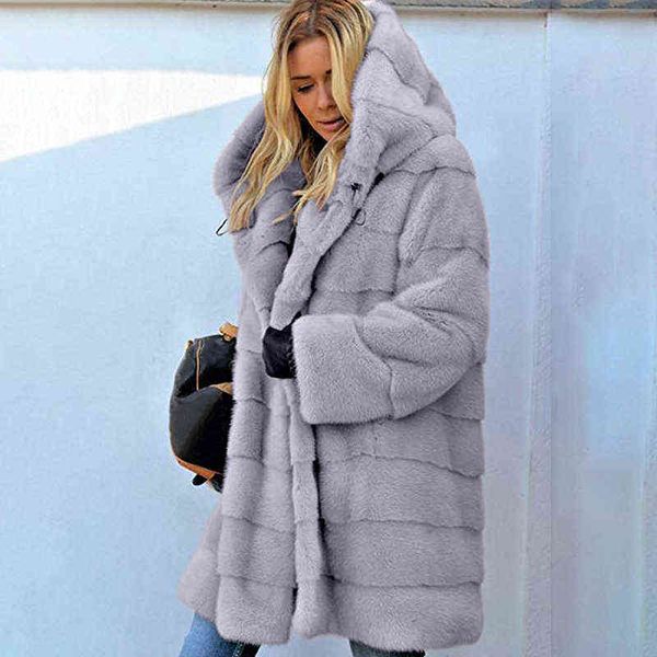 new faux fur hooded long coat warm autumn winter women long sleeve pockets velvet plus size outwear ladies long elegant overcoat l220714, Black
new faux fur hooded long coat warm autumn winter women long sleeve pockets velvet plus size outwear ladies long elegant overcoat l220714, Black