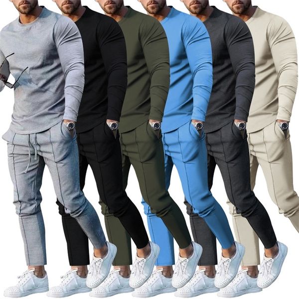 autumn men tracksuit casual solid sports set long sleeved tshirt 2 pieces setspants fashion brand jogger fitness sportswear 220809, Gray
autumn men tracksuit casual solid sports set long sleeved tshirt 2 pieces setspants fashion brand jogger fitness sportswear 220809, Gray