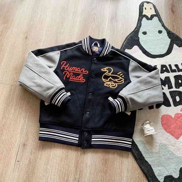 duck embroidered human made fashion jacket men good quality heavy fabric human made girls dont cry women jacket coat t220728, Black;brown
duck embroidered human made fashion jacket men good quality heavy fabric human made girls dont cry women jacket coat t220728, Black;brown