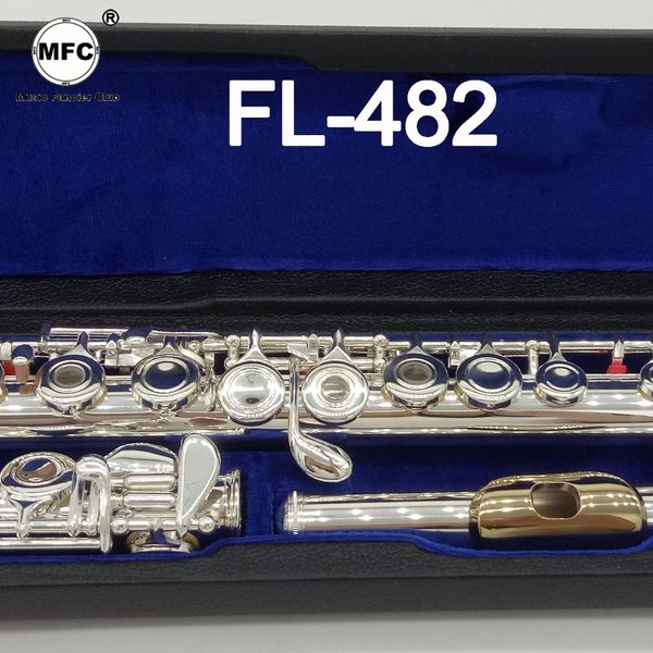 2022 music fancier club professional flute 482 silver plated flute gold plated lip plate b leg open close holes 17 e key
2022 music fancier club professional flute 482 silver plated flute gold plated lip plate b leg open close holes 17 e key
