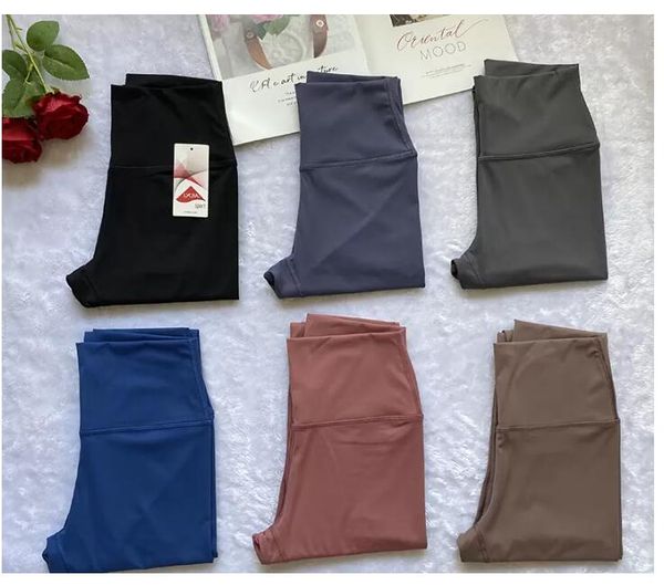 lycra fabric comprehensive training yoga pants high waist sports gym wear leggings elastic fitness lady outdoor trousers lu, Black;brown
lycra fabric comprehensive training yoga pants high waist sports gym wear leggings elastic fitness lady outdoor trousers lu, Black;brown
