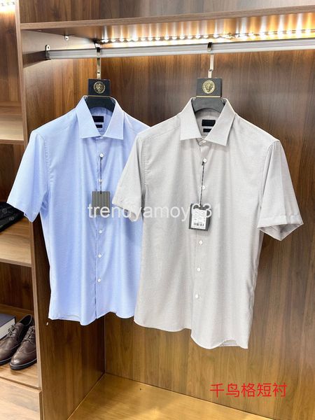 men's casual shirts ss men's business casual short sleeve shirt high-end ready to wear goods, White;black
men's casual shirts ss men's business casual short sleeve shirt high-end ready to wear goods, White;black