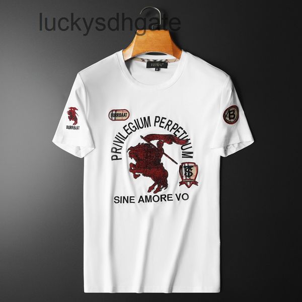 designer bb r t shirt and polo shirt european station summer high-end mercerized cotton casual round neck short sleeve t-shirt men's so, White;black
designer bb r t shirt and polo shirt european station summer high-end mercerized cotton casual round neck short sleeve t-shirt men's so, White;black