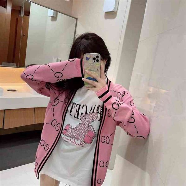 european station letter cardigan women's sweater jacket women's spring and autumn new fashion versatile sweater fashion brand 85%, Black;brown
european station letter cardigan women's sweater jacket women's spring and autumn new fashion versatile sweater fashion brand 85%, Black;brown