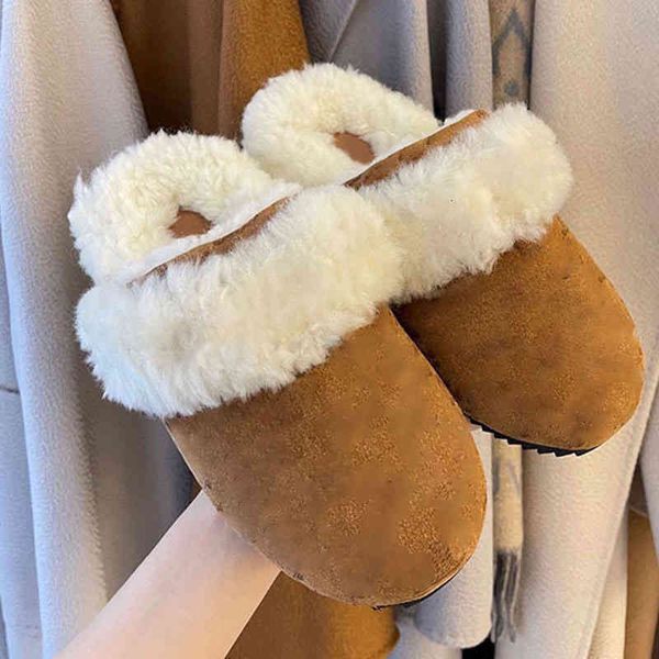 slippers wool slippers women wear rabbit hair baotou half in autumn , flat bottom metal buckle lazy muller shoes, Black
slippers wool slippers women wear rabbit hair baotou half in autumn , flat bottom metal buckle lazy muller shoes, Black