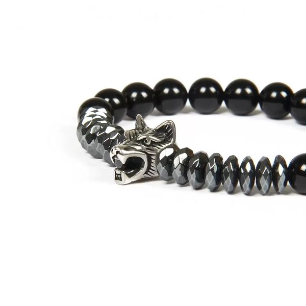 new men silver bracelet bangles wholesale stainless steel wolf bracelets with 8mm stone beads beaded jewelry, Golden;silver
new men silver bracelet bangles wholesale stainless steel wolf bracelets with 8mm stone beads beaded jewelry, Golden;silver