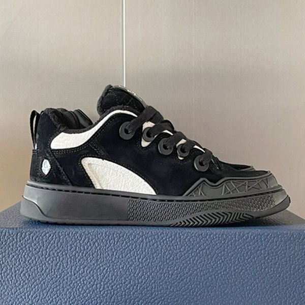 capsule series couple sports bread shoes color block thick low-casual skateboard shoes size 35-45, Black
capsule series couple sports bread shoes color block thick low-casual skateboard shoes size 35-45, Black