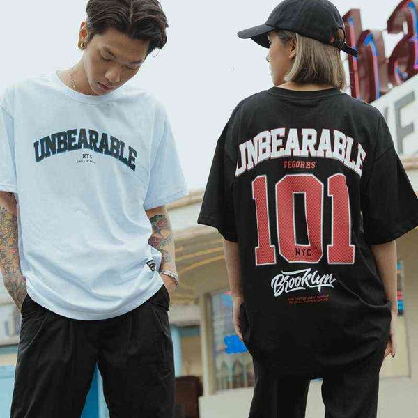 designer men's t-shirt vegorss american street alphabet print round neck short sleeve and women lovers loose t-shirt men, White;black
designer men's t-shirt vegorss american street alphabet print round neck short sleeve and women lovers loose t-shirt men, White;black