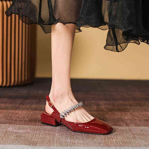 shoes women's 2022 new summer sandals square head back trip belt middle heel thick heel evening shoes, Black
shoes women's 2022 new summer sandals square head back trip belt middle heel thick heel evening shoes, Black