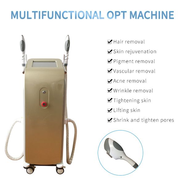 double handle opt e-light ipl permanent laser hair removal skin rejuvenation
double handle opt e-light ipl permanent laser hair removal skin rejuvenation