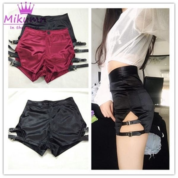 women shorts punk rock bandage hollow out skinny shorts slim pu leather thigh belt high waist shorts 7 colors y200512, White;black
women shorts punk rock bandage hollow out skinny shorts slim pu leather thigh belt high waist shorts 7 colors y200512, White;black