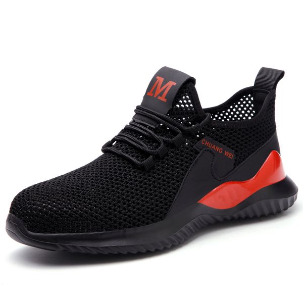work safety shoes for men summer breathable boots steel toe anti-smashing construction safety work sneakers security flexibility, Black;brown
work safety shoes for men summer breathable boots steel toe anti-smashing construction safety work sneakers security flexibility, Black;brown