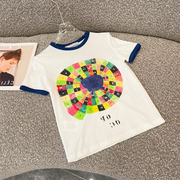 women's t-shirt designer little bee disc lettered print t-shirt women's round neck half sleeve blue edge slim short white yb2c
women's t-shirt designer little bee disc lettered print t-shirt women's round neck half sleeve blue edge slim short white yb2c
