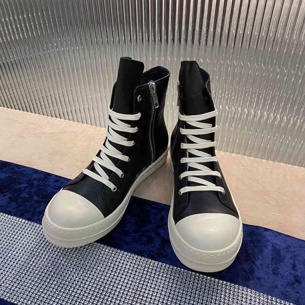 boots autumn and winter ro men's women's large size high gang full leather trendy shoes increased versatile lovers' casual sh, Black
boots autumn and winter ro men's women's large size high gang full leather trendy shoes increased versatile lovers' casual sh, Black