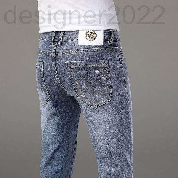 men's jeans designer spring men's jeans cotton korean version small foot slim fit international brand medusa 5pit, Blue
men's jeans designer spring men's jeans cotton korean version small foot slim fit international brand medusa 5pit, Blue