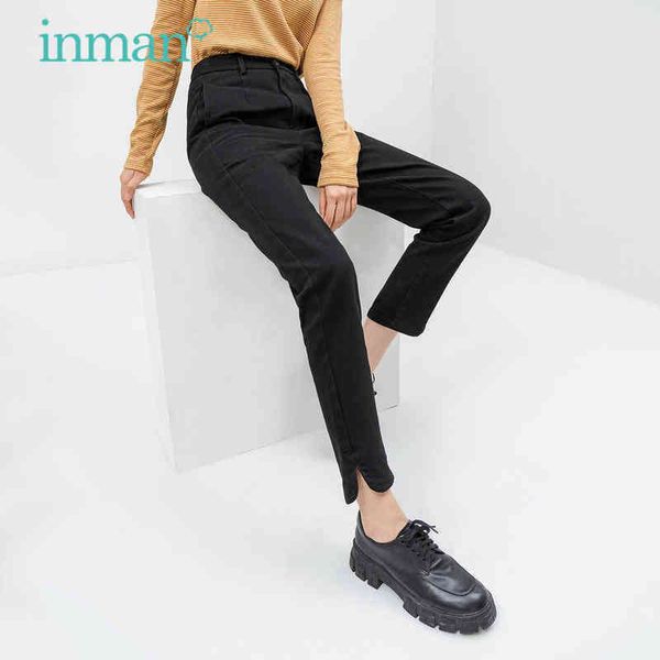 inman women's pants autumn winter fashion casual chic slit hem design middle waist pure color with bow bandagetrousers 221225, Black;white
inman women's pants autumn winter fashion casual chic slit hem design middle waist pure color with bow bandagetrousers 221225, Black;white