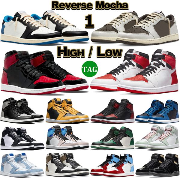 2022 1 low og reverse mocha 1s high basketball shoes men women patent bred heritage university blue dark mocha mens trainers outdoor sports
2022 1 low og reverse mocha 1s high basketball shoes men women patent bred heritage university blue dark mocha mens trainers outdoor sports