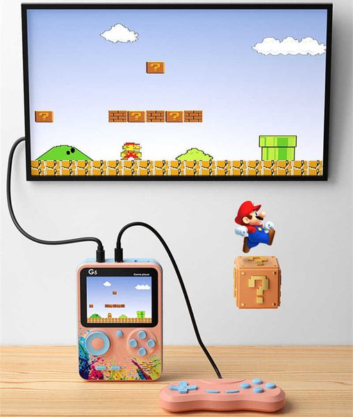 macaron g5 mini handheld game console player retro portable video store 500 in 1 8 bit 3.0 inch colorful lcd cradle design double players wi
macaron g5 mini handheld game console player retro portable video store 500 in 1 8 bit 3.0 inch colorful lcd cradle design double players wi
