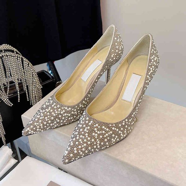 dress shoes high heels women's thin heel pearl design sense of minority dinner wedding shoes, Black
dress shoes high heels women's thin heel pearl design sense of minority dinner wedding shoes, Black