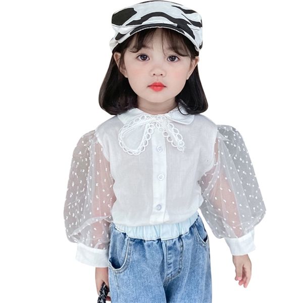 girls blouse dot pattern girls white blouse lace flower blouse for girl toddler baby girl clothes 210412, White;black
girls blouse dot pattern girls white blouse lace flower blouse for girl toddler baby girl clothes 210412, White;black