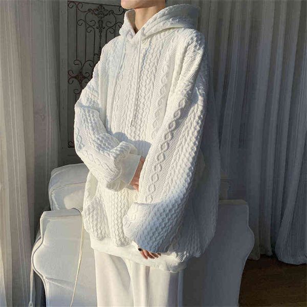 hooded jacquard sweatshirts for men oversize loose solid color sports trend hiphop mens clothes casual long sleeve pullover t220726, Black
hooded jacquard sweatshirts for men oversize loose solid color sports trend hiphop mens clothes casual long sleeve pullover t220726, Black