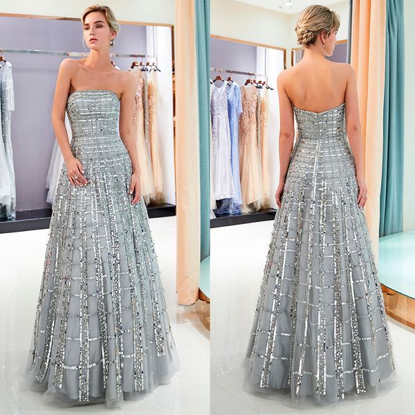 silver a-line prom dresses bateau neck sequins beads sleeveless strapless glitter elegant high waist shiny floor length evening formal dress, Black
silver a-line prom dresses bateau neck sequins beads sleeveless strapless glitter elegant high waist shiny floor length evening formal dress, Black
