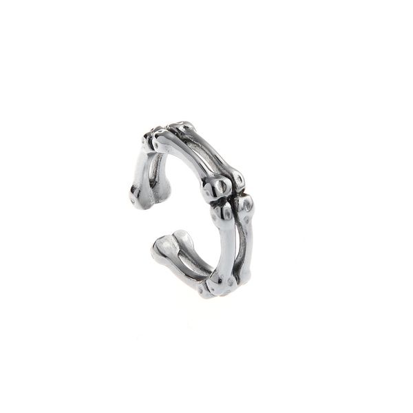 2022 new bone design ring high-grade men's titanium steel opening hip-hop cold all-match japanese fashion jewelry, Silver
2022 new bone design ring high-grade men's titanium steel opening hip-hop cold all-match japanese fashion jewelry, Silver