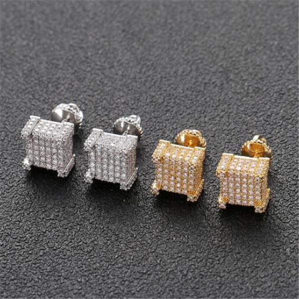 hip hop earrings for men women gold silver iced out cz square stud earring with screw back jewelry, Golden;silver
hip hop earrings for men women gold silver iced out cz square stud earring with screw back jewelry, Golden;silver