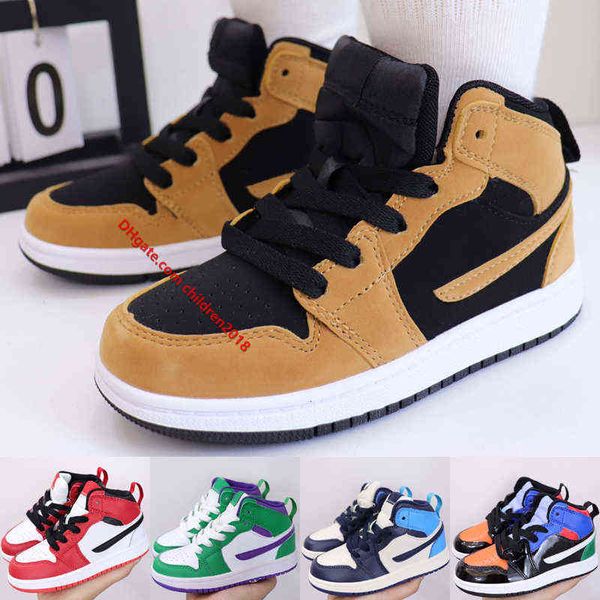 1 1s mid kids basketball shoes fashion babys sneakers wheat fearless multicolor crimson tint unc infant sports trainers size 22-39, Black
1 1s mid kids basketball shoes fashion babys sneakers wheat fearless multicolor crimson tint unc infant sports trainers size 22-39, Black