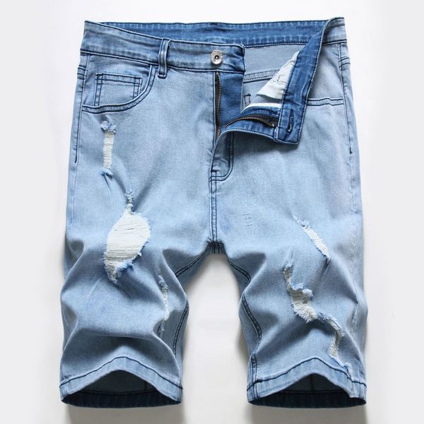 men's shorts 2022 summer men plus size 3xl fashion casual slim jeans short hole elastic denim, White;black
men's shorts 2022 summer men plus size 3xl fashion casual slim jeans short hole elastic denim, White;black