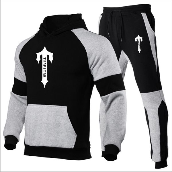 tracksuits autumn basketball set new trapstar london printing custom warm men pullover hoodie pants casual pocket spliced man sports suit, Gray
tracksuits autumn basketball set new trapstar london printing custom warm men pullover hoodie pants casual pocket spliced man sports suit, Gray